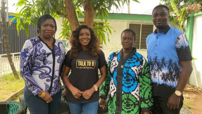 Ọga Ajọ NiDCOM, Abike Dabiri, Biola Adebayo ati Adeniyi Johnson