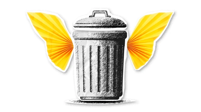 Trashcan index holding image