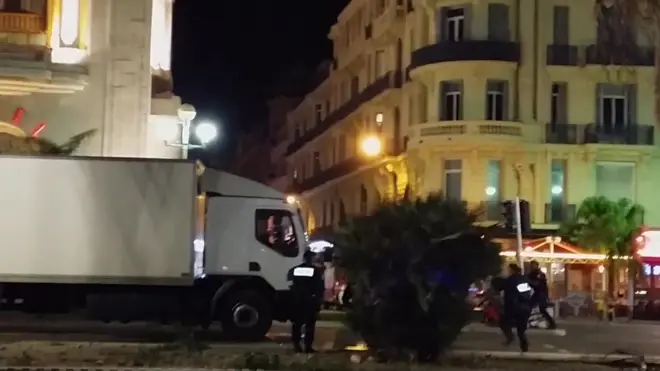 Nice'te çatışma anı