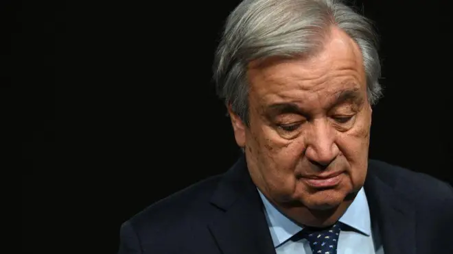Antonio Guterres, secrétaire général des Nations unies.
