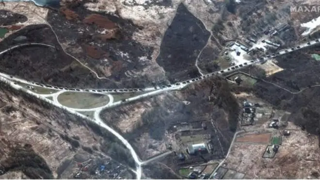 ขณะนี้ขบวนรถของรัสเซียอยู่ที่เมืองอิวานคิฟ ไม่ห่างจากกรุงเคียฟมากนัก