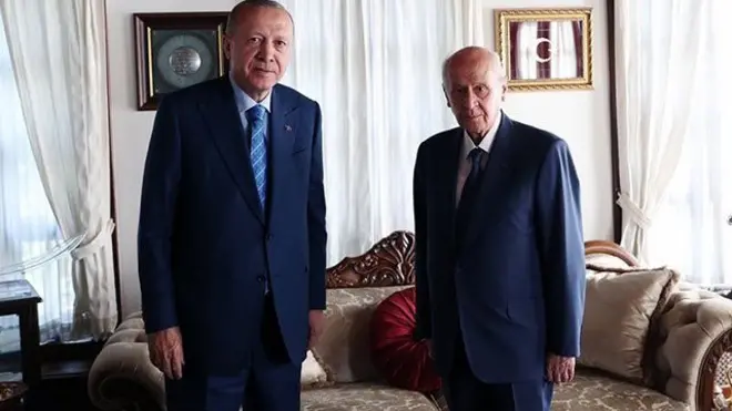 Cumhurbaşkanı Recep Tayyip Erdoğan ve MHP Genel Başkanı Devlet Bahçeli