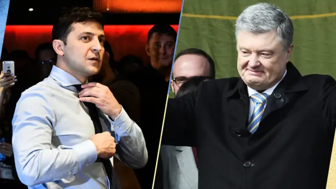 Зеленський і Порошенко