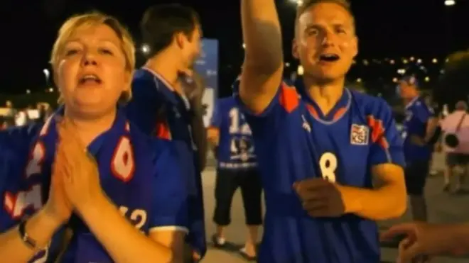 Исландские болельщики