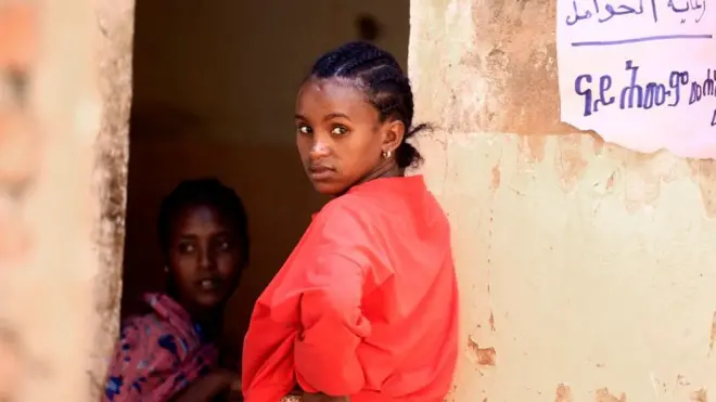 A refugee from Tigray