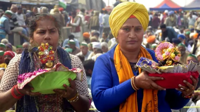 انڈیا میں کسان احتجاج