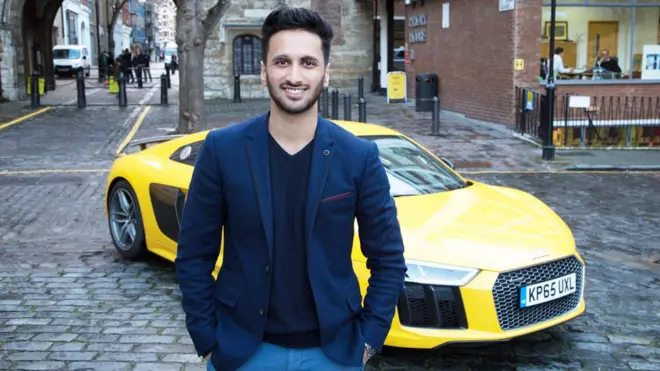 Adnan turned to blogging about fast cars after losing money to a fake iPod seller online