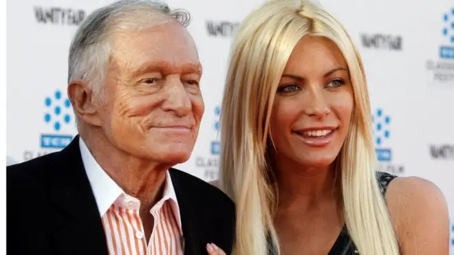Hugh Hefner và người vợ thứ ba Crystal Harris