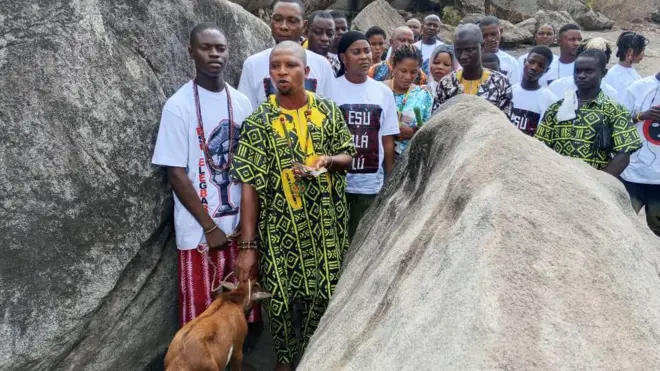 Awọn to n bọ Esu ree lasiko ọdun naa to waye laipẹ