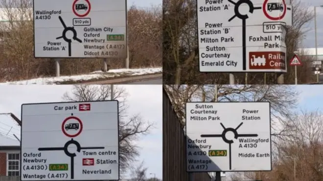 Відтепер в англійському місті Дідкот на дорожніх знаках можна знайти шлях до Нарнії