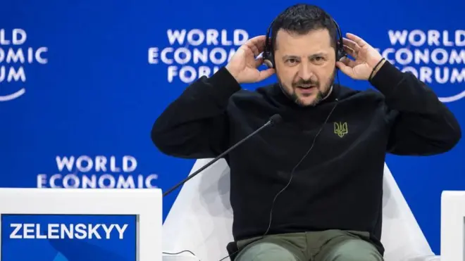 Владимир Зеленский в Давосе