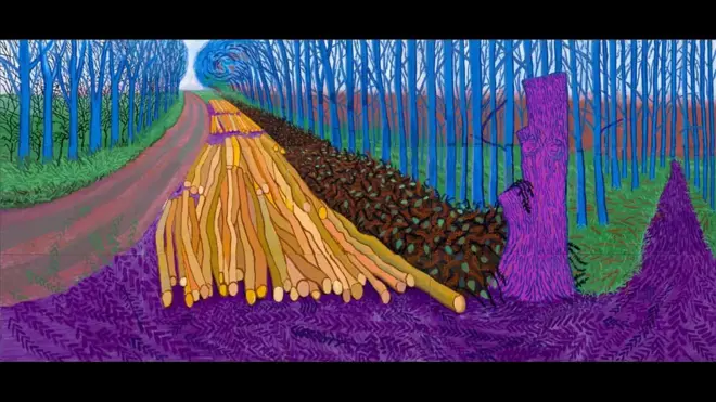 Одна з робіт художника