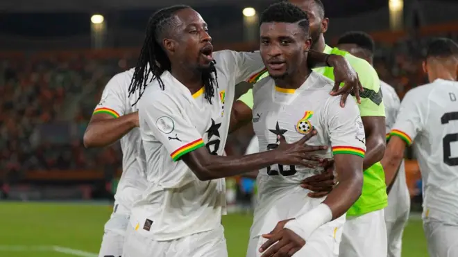 Mohammed Kudus celebrate for Blackstars