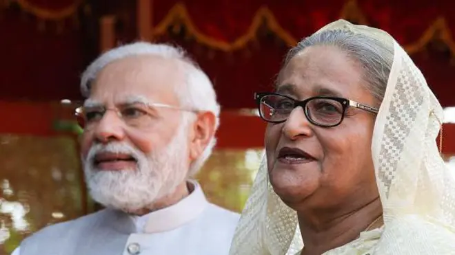 Modi, Sheikh Hasina