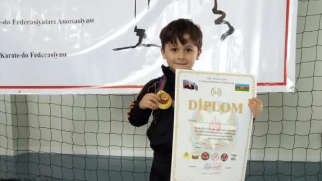 5 yaşlı Atilay karate üzrə ikiqat Azərbaycan çempionu və açıq respublika turnirinin qalibidir.