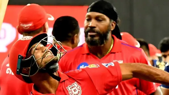 क्रिस गेल और मयंक अग्रवाल