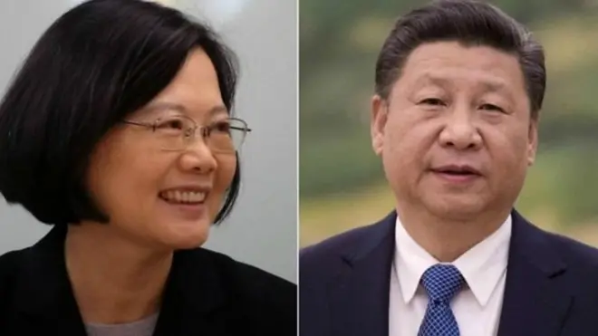 साइ इंग वेन, शी जिनपिंग