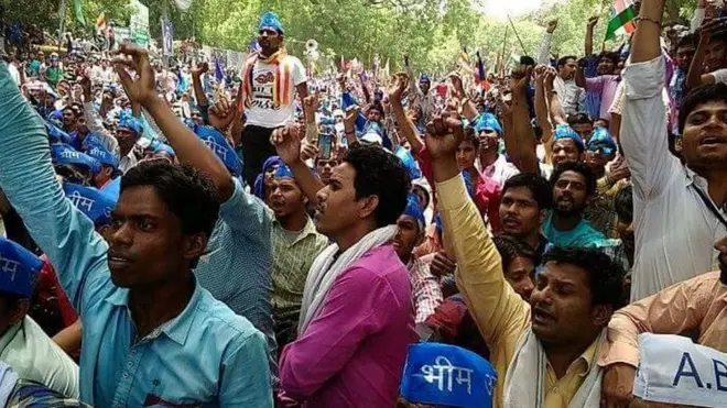 दलितों का प्रदर्शन