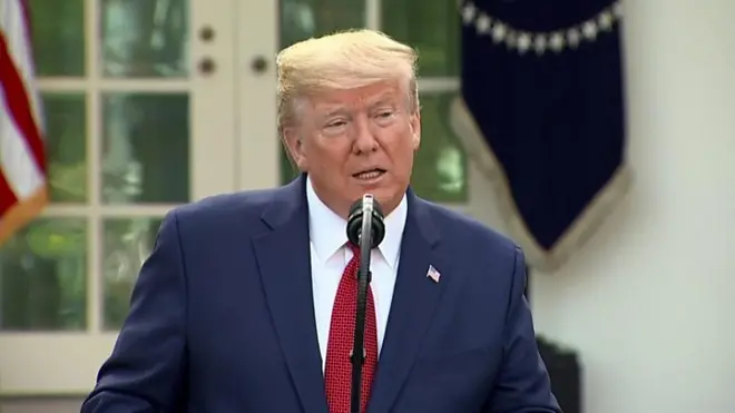 ترامي ألمح سابقا إلى امكانية وقف الاجراءات الاحترازية بحلول أواسط ابريل