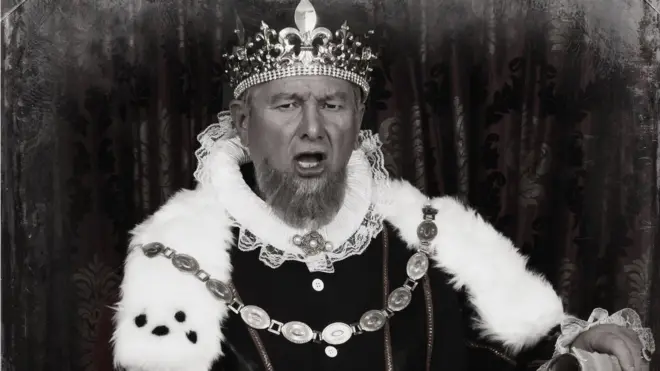 Как мог бы ощаться с народом король Дональред Неготовый