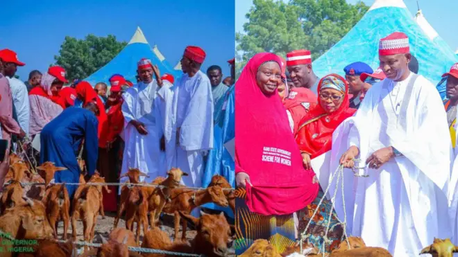 Aworan gomina Kano atawọn obinrin