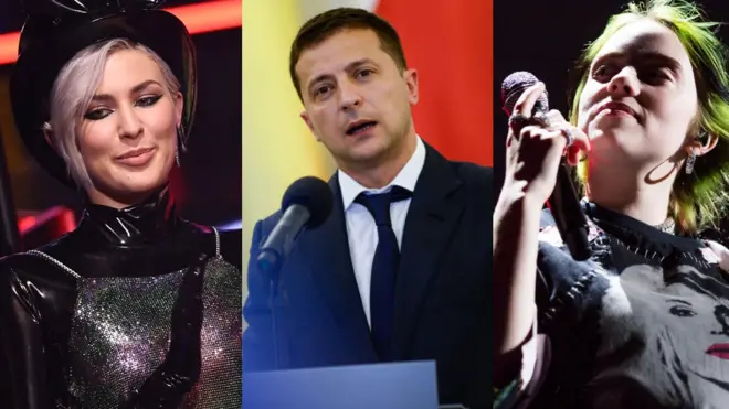 Maruv, Володимир Зеленський, Біллі Айліш