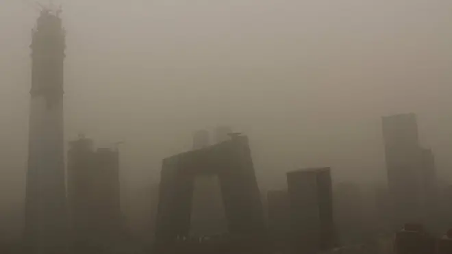 Bu sabah Pekinliler güne böyle başladı