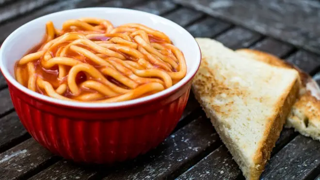 Pasta and bread