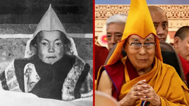 14. dalaj lama, kao dete i sada