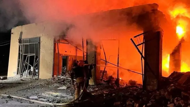 Последствия удара по Кривому Рогу