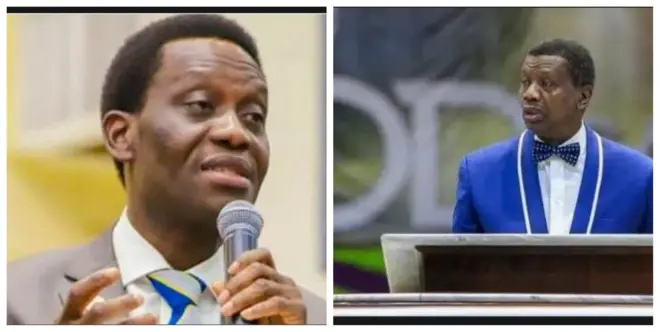 aworan pasitọ Adeboye ati ọmọ rẹ