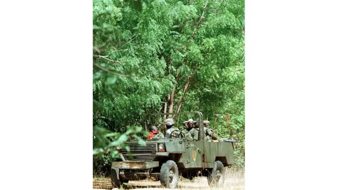 Des soldats Sénégalais en Casamance