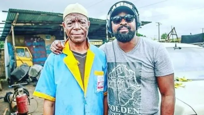 Alabi Yellow ati Kunle Afolayan ninu ere Mọkaliki