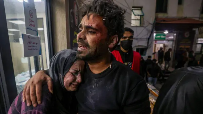 Gazze Şeridi'nin güneyindeki Refah'ta yapılan İsrail saldırısı sonrası, çok sayıda Filistinli yaralandı