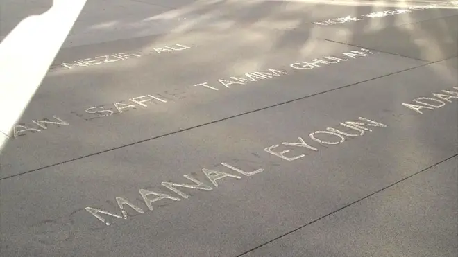 Detalle de la instalación Palimpsesto (Foto cortesía: Jon Lowe /White Cube)