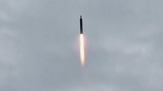 launch of the Hwasong-12 missile