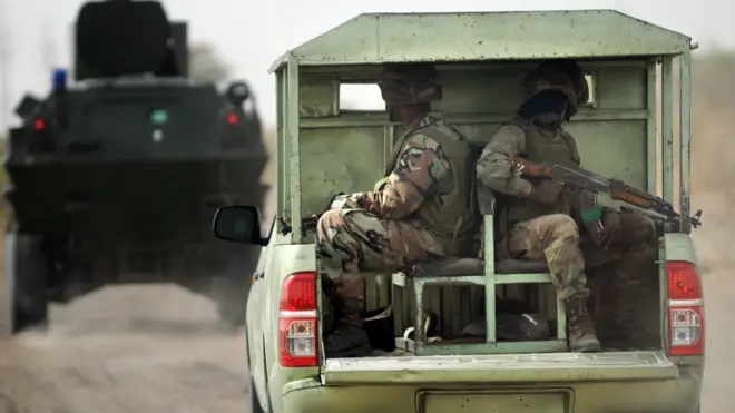 Ikọ ọmọ ogun Naijiria foju ọrọ l'ede lori ibi ti wọn ba ọ̀rọ̀ ikọ̀ Boko Haram de.