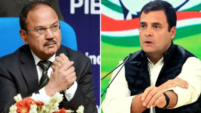 अजित डोभाल-राहुल गांधी