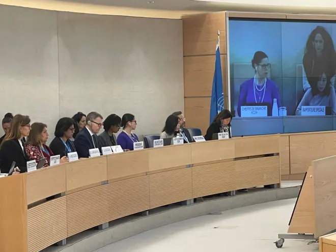 ارائه گزارش کامل کمیته حقیقت‌یاب مستقل سازمان ملل متحد در پنجاه‌وهشتمین نشست شورای حقوق بشر این سازمان در ژنو، ۱۸ مارس