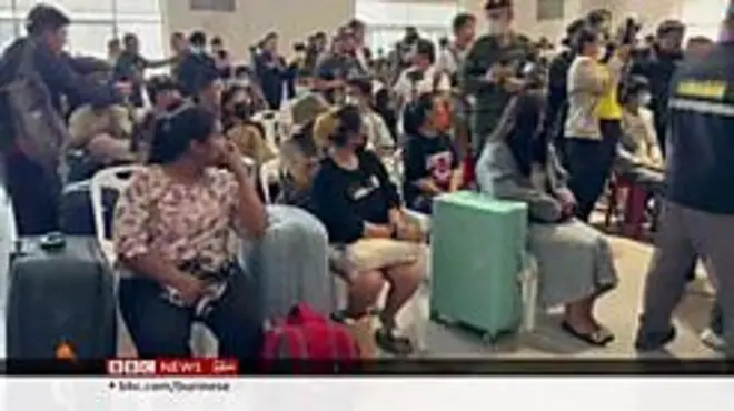 ထိုင်း ဘက်က မီးဖြတ်ချိန် ကျားဖြန့် အဓမ္မ ခိုင်းစေခံရသူတွေကို ပြန်လွှဲပေး