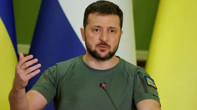 Ukrayna Cumhurbaşkanı Volodimir Zelenskiy