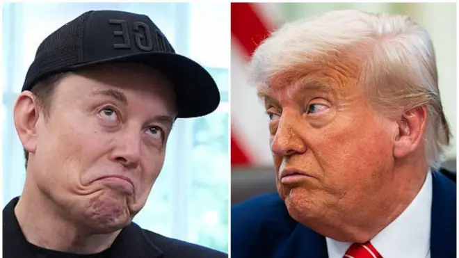 Илон Маск и Дональд Трамп