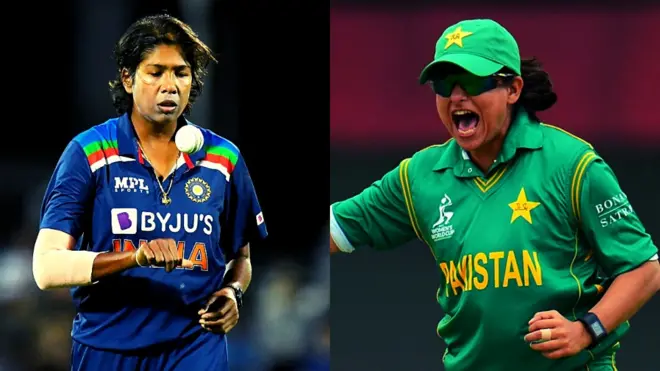 भारत की झूलन, पाकिस्तान की सना