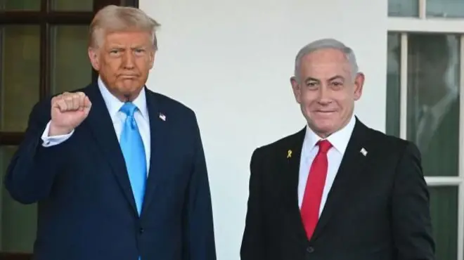 డోనల్డ్ ట్రంప్, నెతన్యాహు