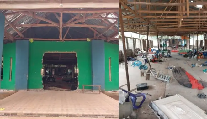 "Ụlọụka ahụ ebe emebisiri ihe ma gbaa ọkụ"