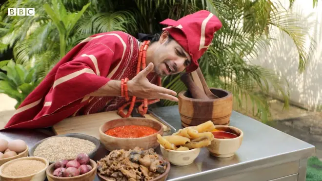 Mohammed Baydoun, Oyinbo alase naa pẹlu awọn eroja idana rẹ 