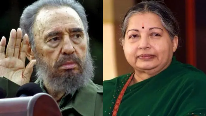 گذشتہ دنوں کیوبا کے رہنما فیدل کاسترو اور انڈیا میں ریاست تمل ناڈو کی وزیر اعلی کا انتقال ہوا