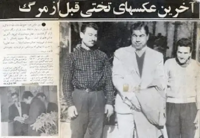 آخرین عکس غلامرضا تختی . عکس و گزارش مسعود بهنود
