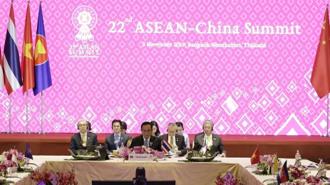 Thượng đỉnh ASEAN - Trung Quốc vừa diễn ra trong dịp Thượng đỉnh ASEAN đang diễn ra tại Thái Lan.