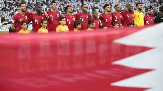 صورة جماعية لمنتخب قطر